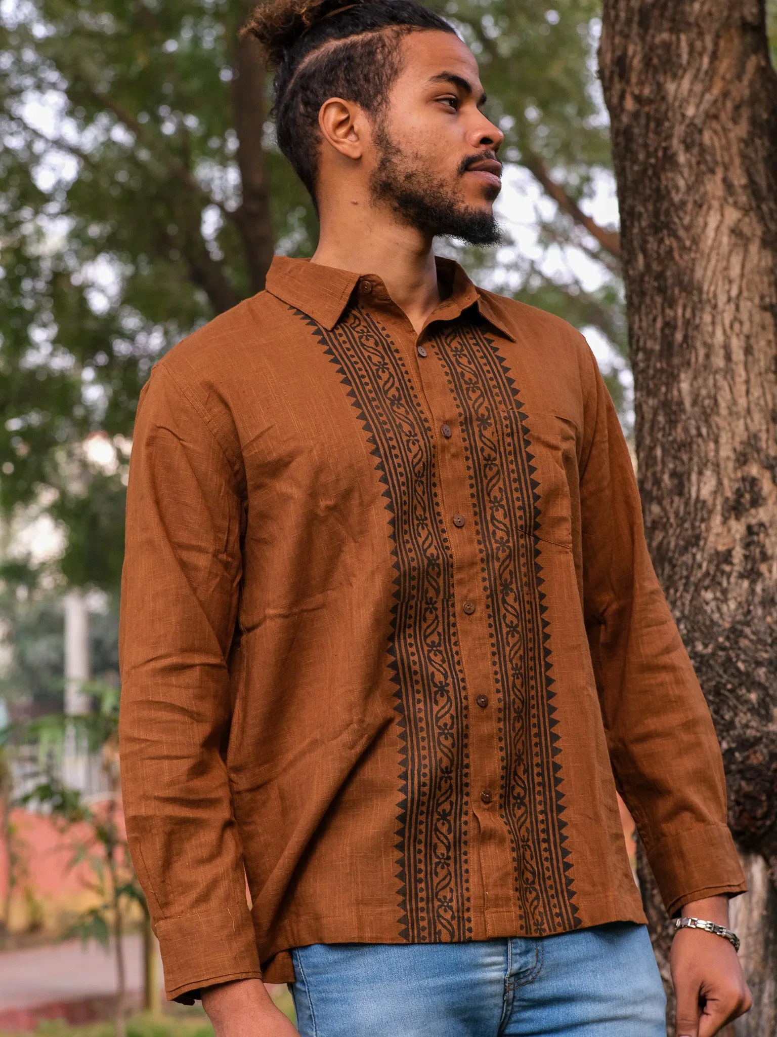 Acharya Shirt Full-sleeve