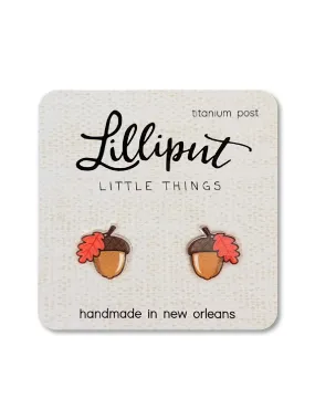 Acorn & Leaf Posts by Lilliput Little Things