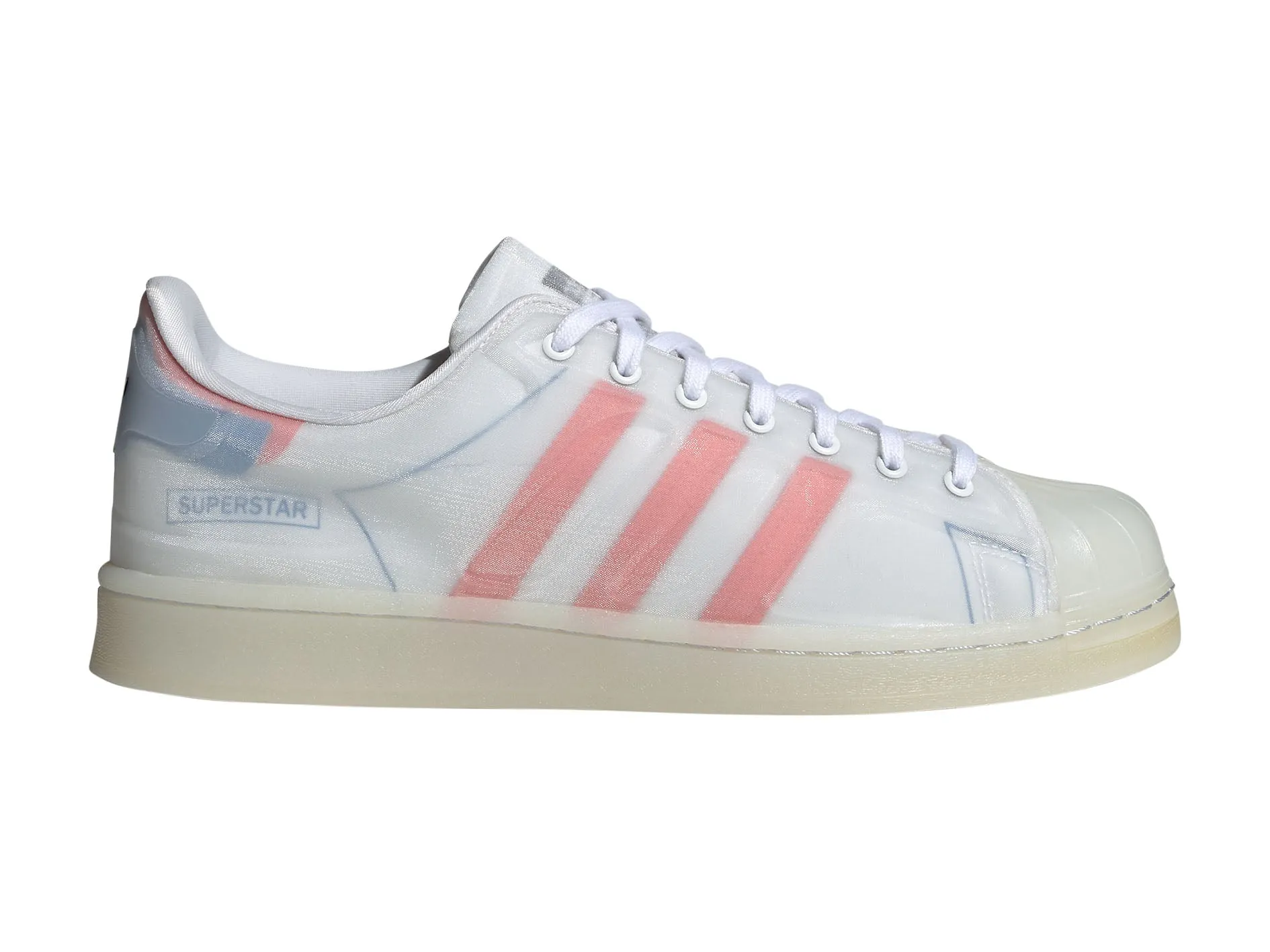 Adidas Mens Superstar Future Shell White/Blue/Pink <br> FX5544