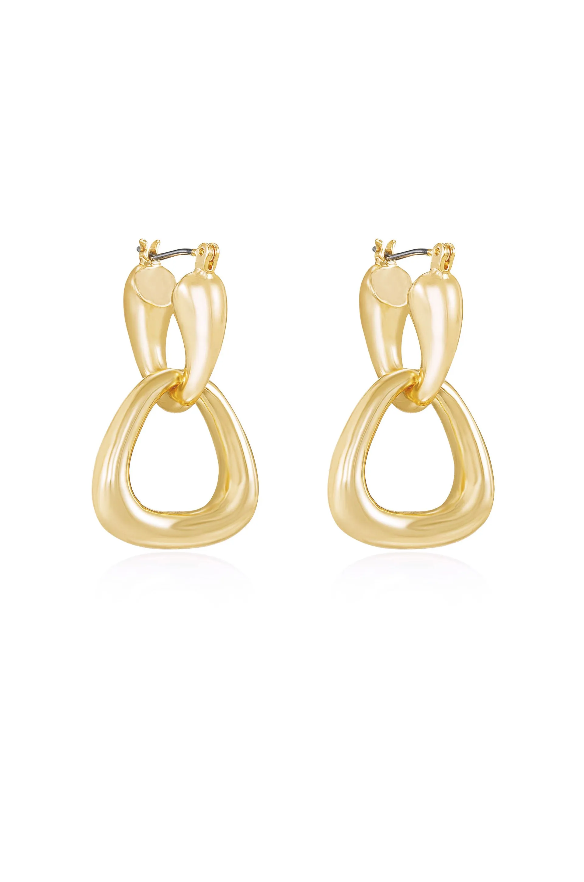 Baby Double Dangle Hoop Earrings