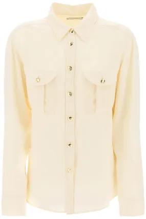 BLAZE MILANO faverolles jacquard crepe shirt