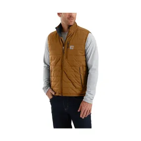 Carhartt Men's Rain Defender Relaxed Fit Lightweight Insulated Vest - Carhartt Brown