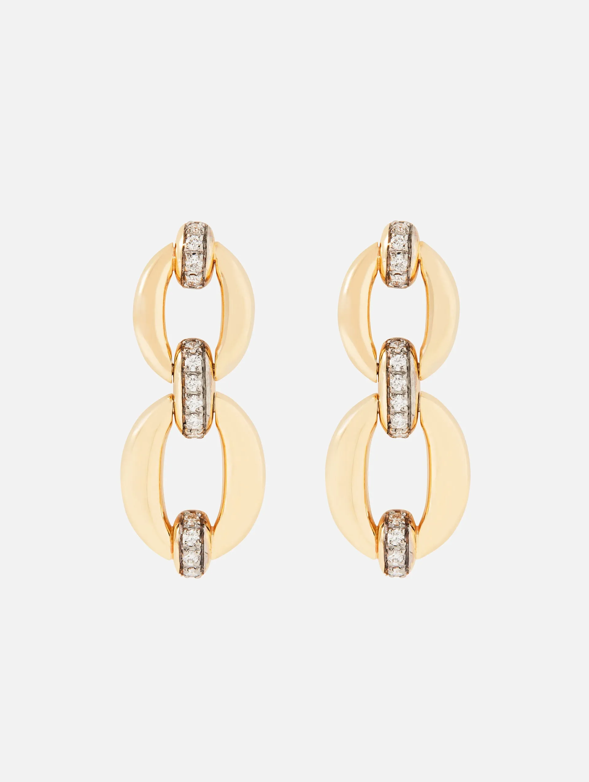 Catena Double Link Earring