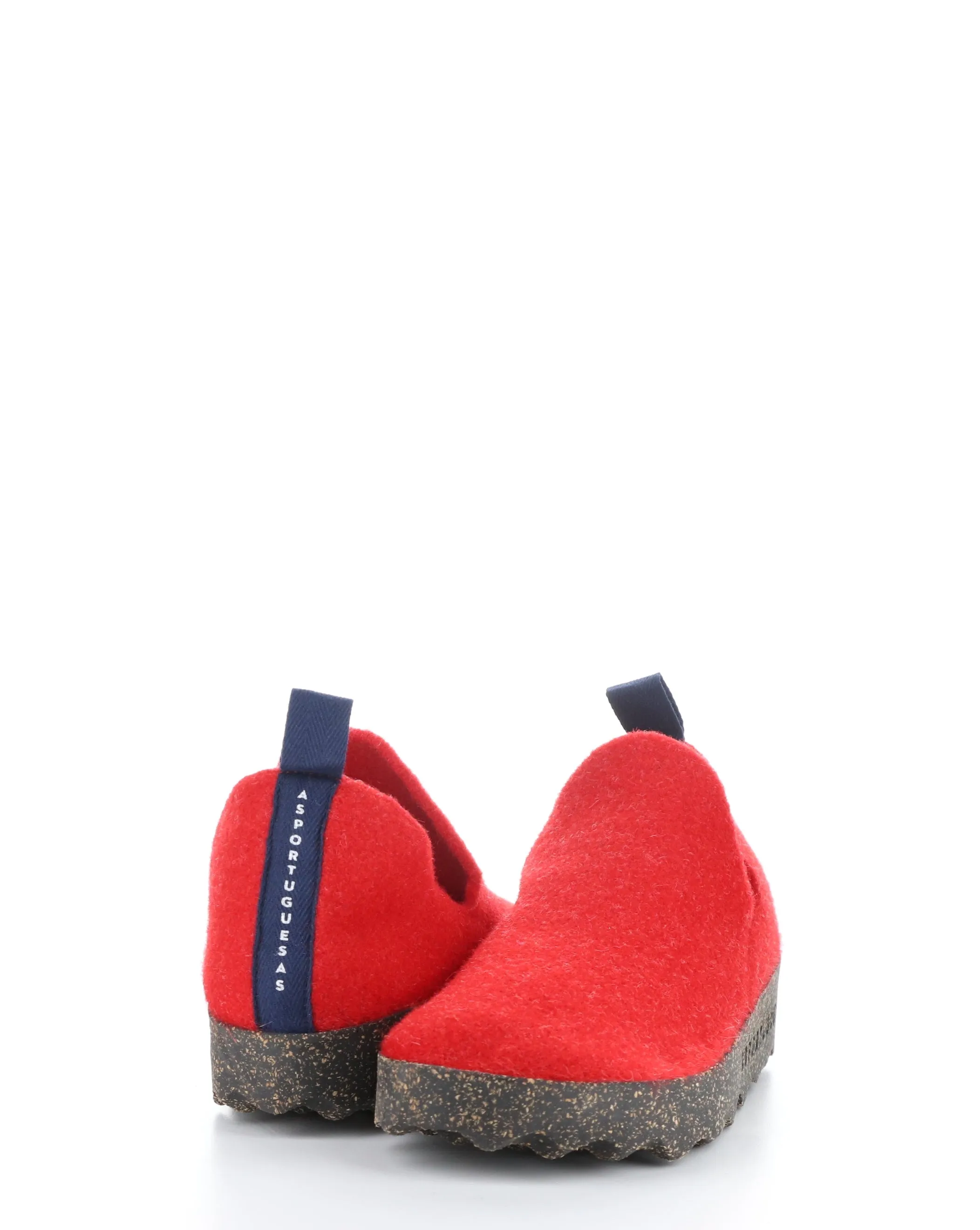 CITY Red Round Toe Shoes