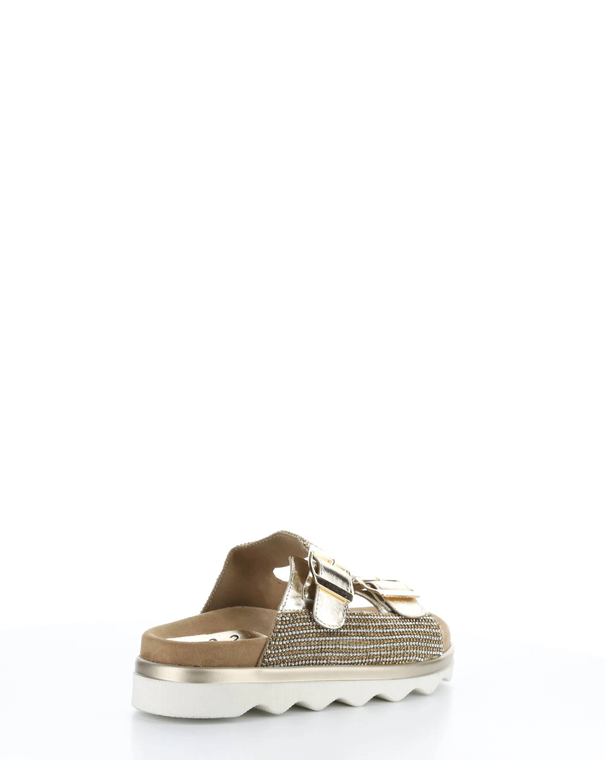 DAHNA GOLD Slip-on Sandals