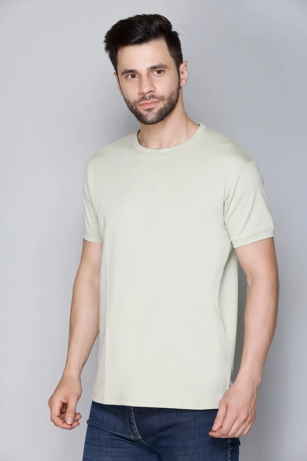 Derby Men's Round Neck Casual T-shirts