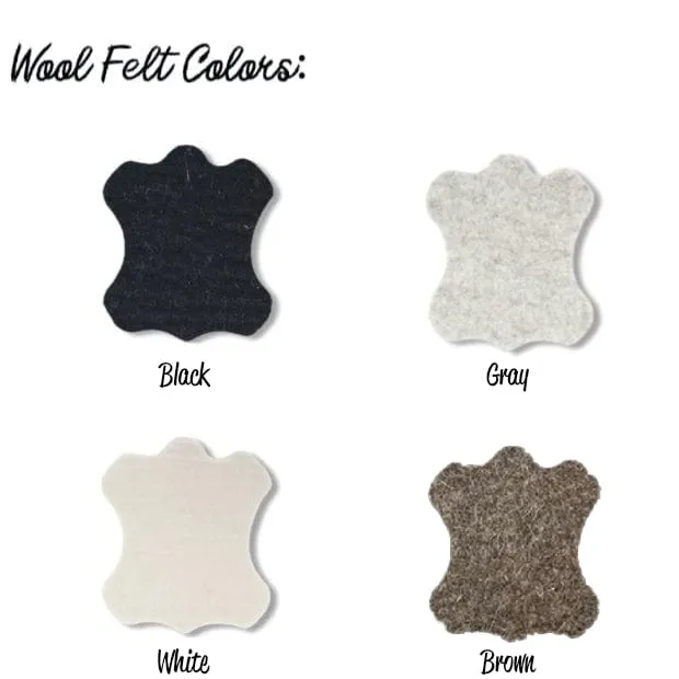 DP Saddlery Wool Felt Pad Baroque