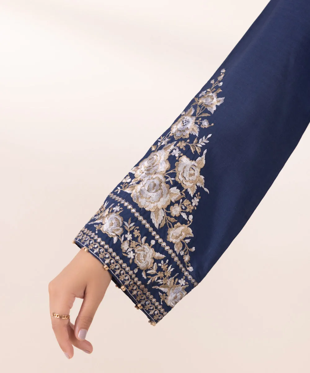 Embroidered Karandi Shirt