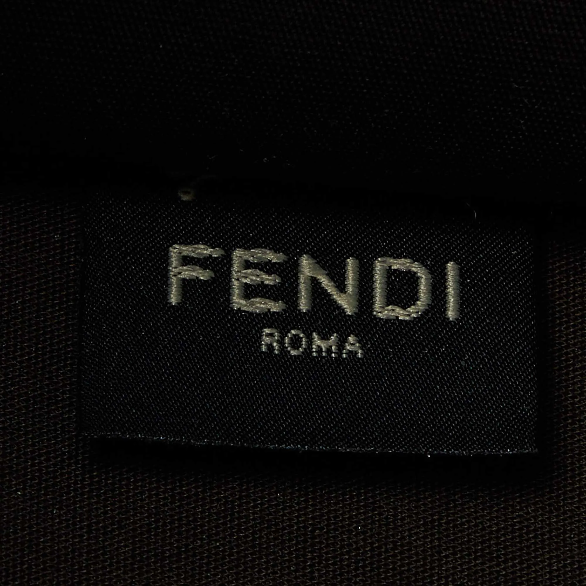 Fendi /brown Canvas And Leather Medium Sunshine Tote