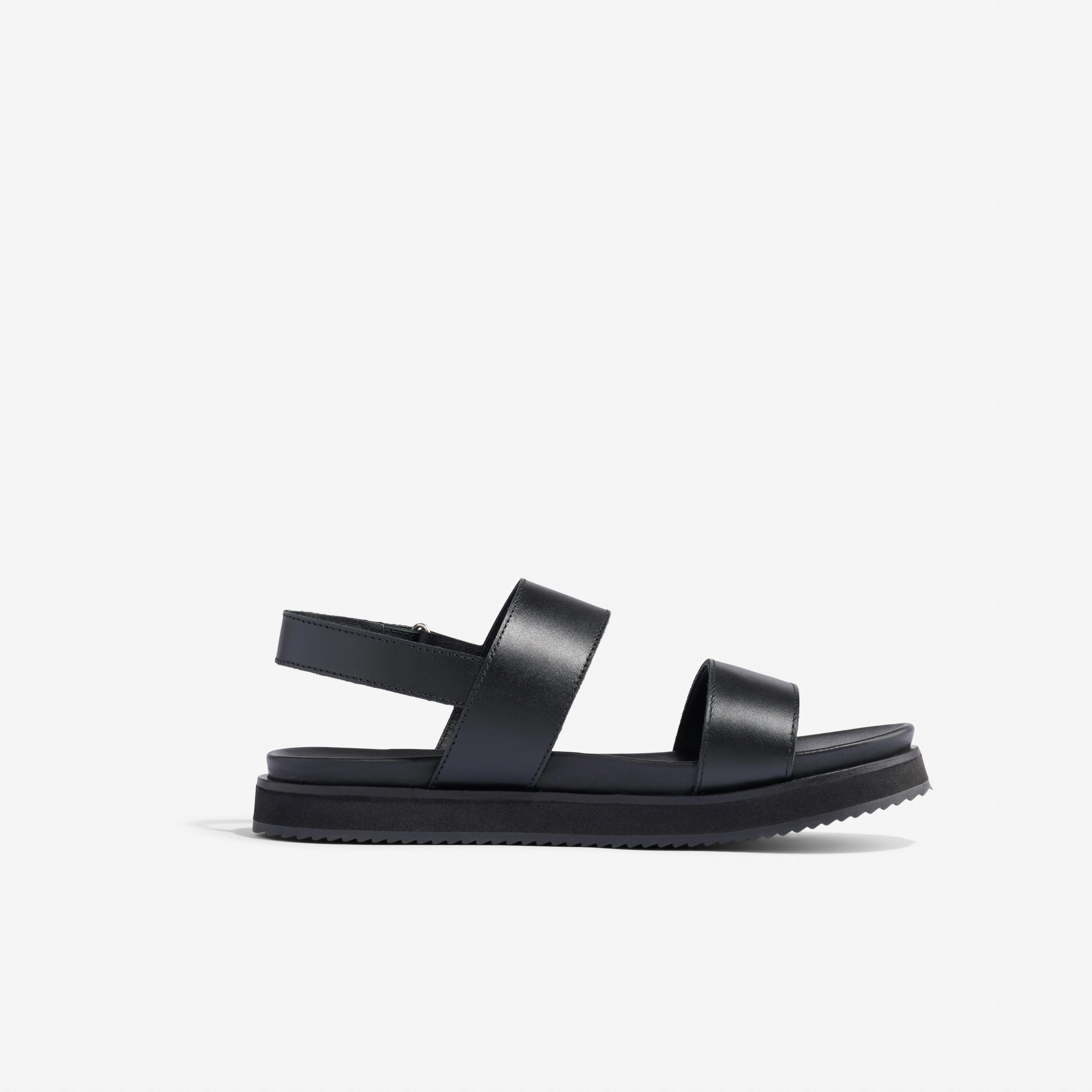 Go-To Flatform Sandal 2.0 Black/Black