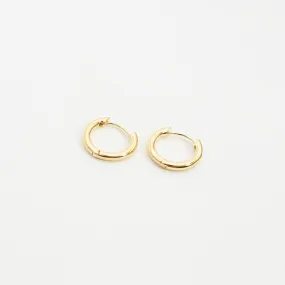 Gold Vermeil Solid Huggie Hoops