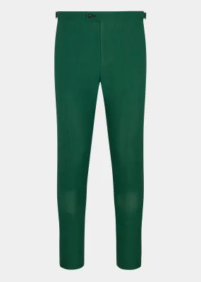 Green Wool Trousers