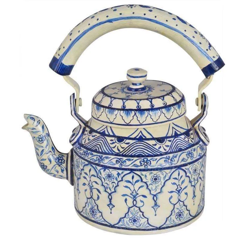 Hand Painted Tea Kettle Royal Jaipur