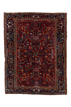 Heriz Vintage Persian Rug 8’8” x 6’8”