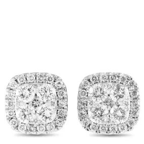 LB Exclusive 14K White Gold 2.0ct Diamond Earrings ER28524