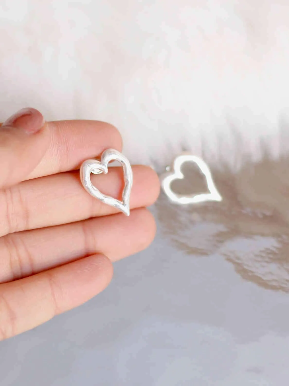 Little Hearts - Silver Plated