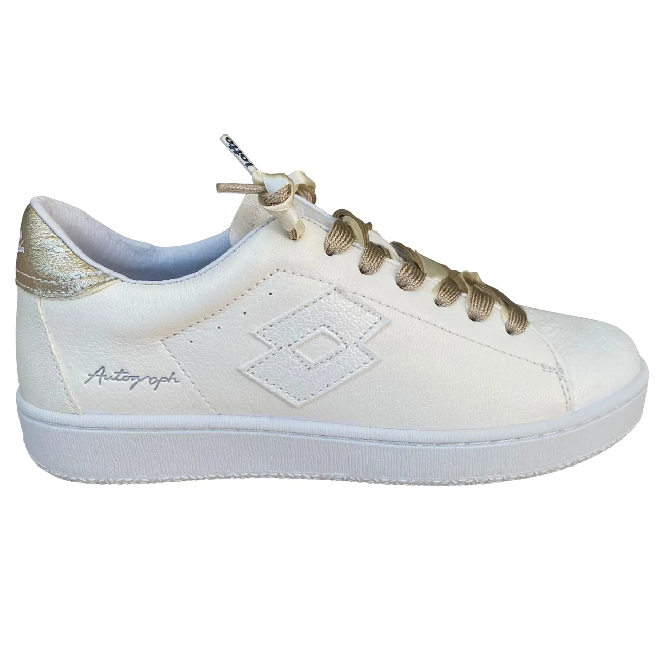 Lotto Leggenda women's sneaker shoe Autograph Pearl 221130 61I antique white-golden almond