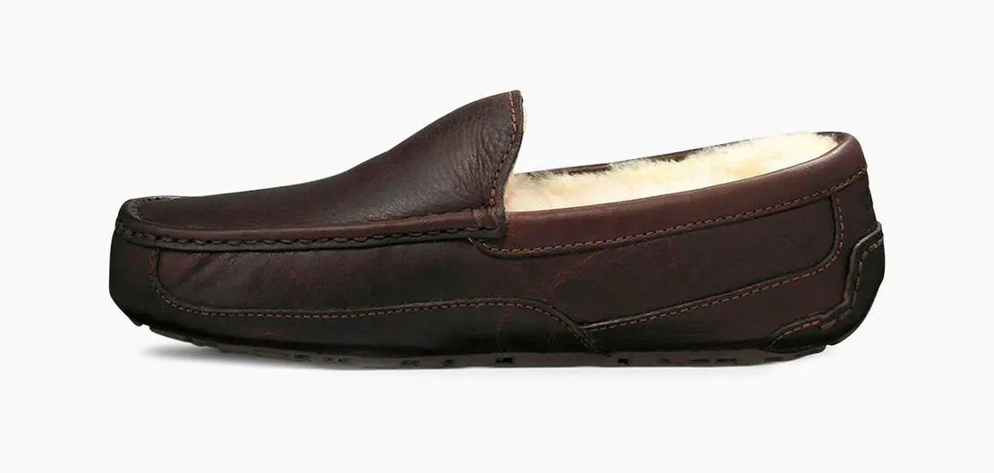 Men's Ascot Slipper Leather