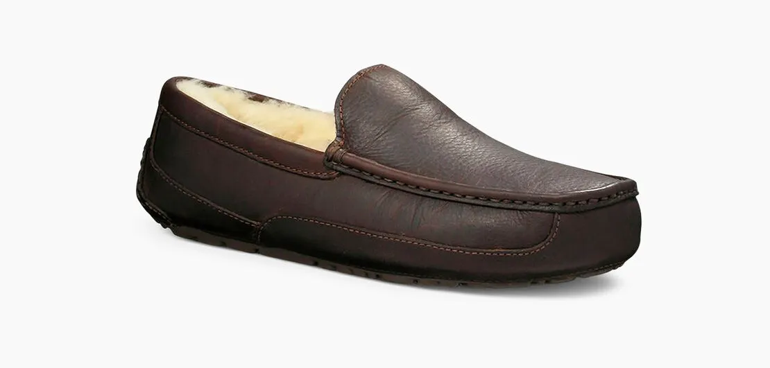 Men's Ascot Slipper Leather