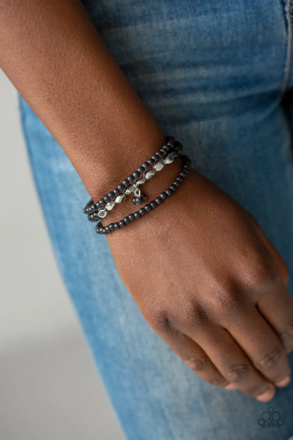 Paparazzi Tour de Tranquility Black Bracelets