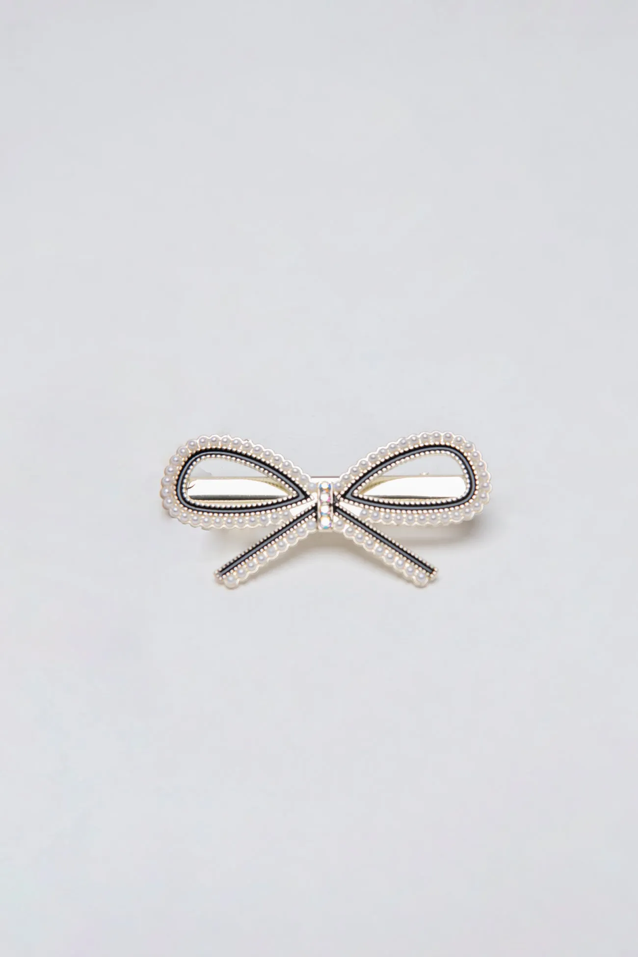 PEARL BOW HAIR PIN