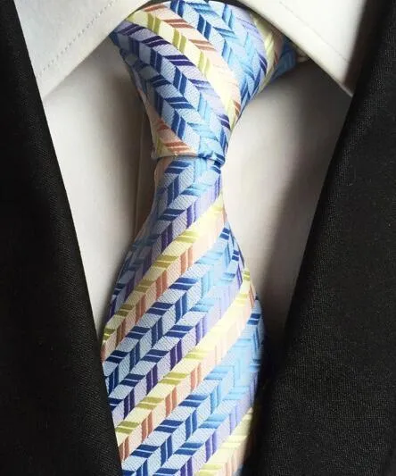 Plaid Striped Silk Men Neckties