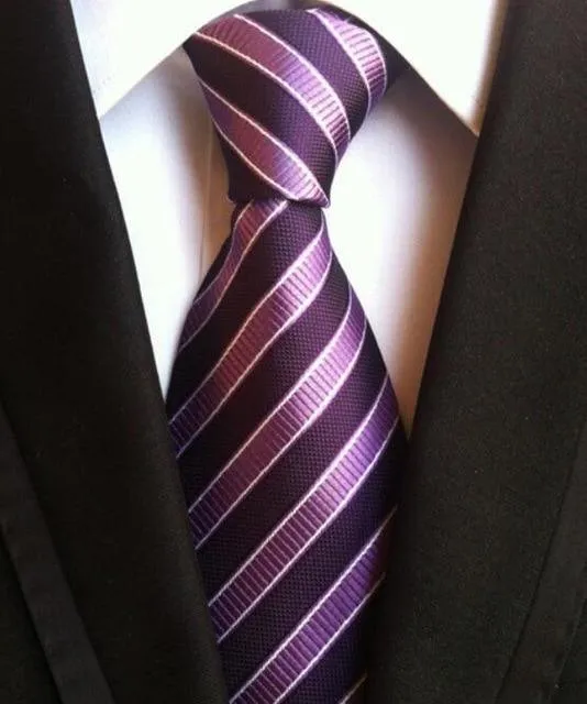 Plaid Striped Silk Men Neckties