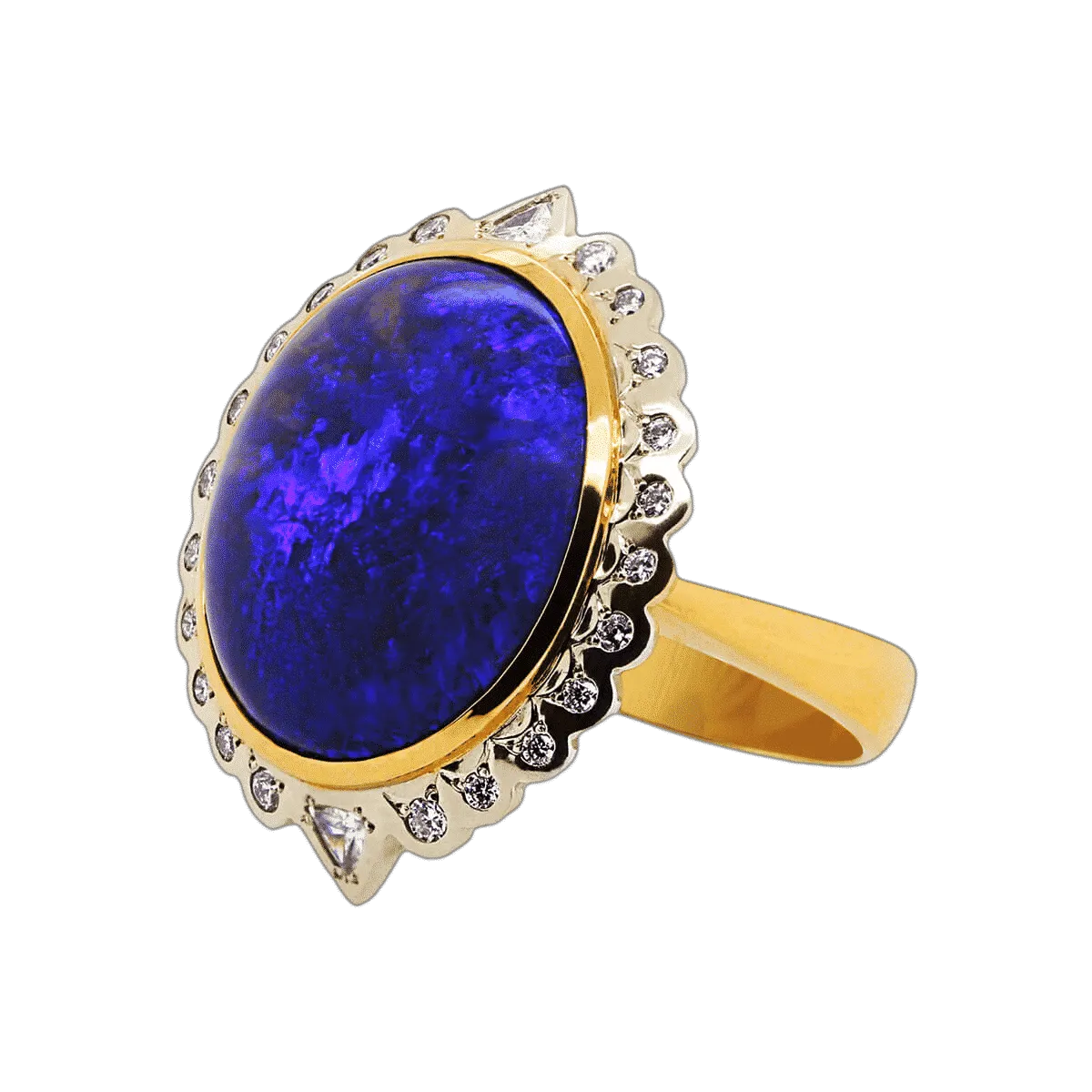 Princess of the Night Opal Ring