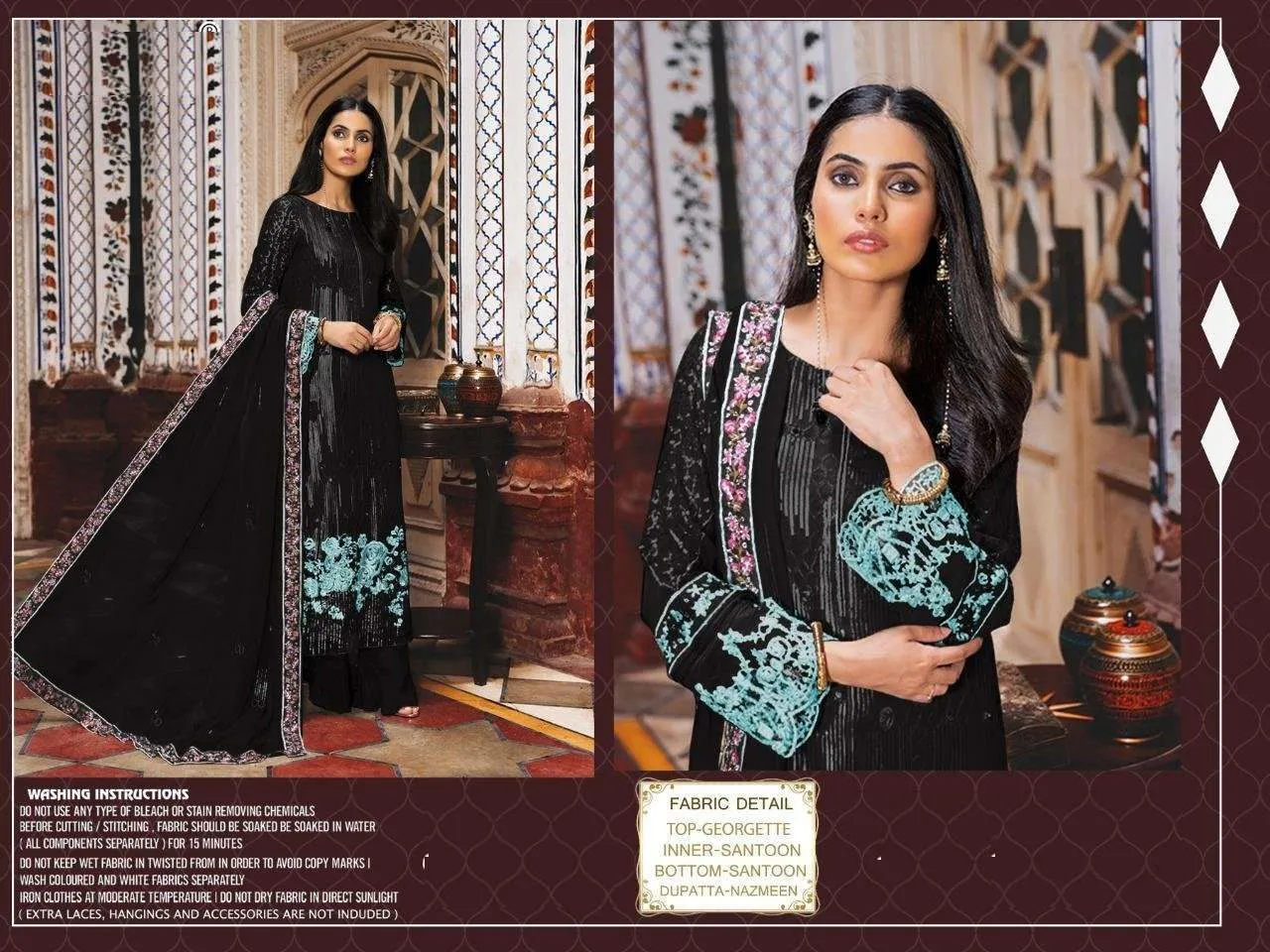 Ramzan Heavy Sequence Work Pakistani Designer Party Wear