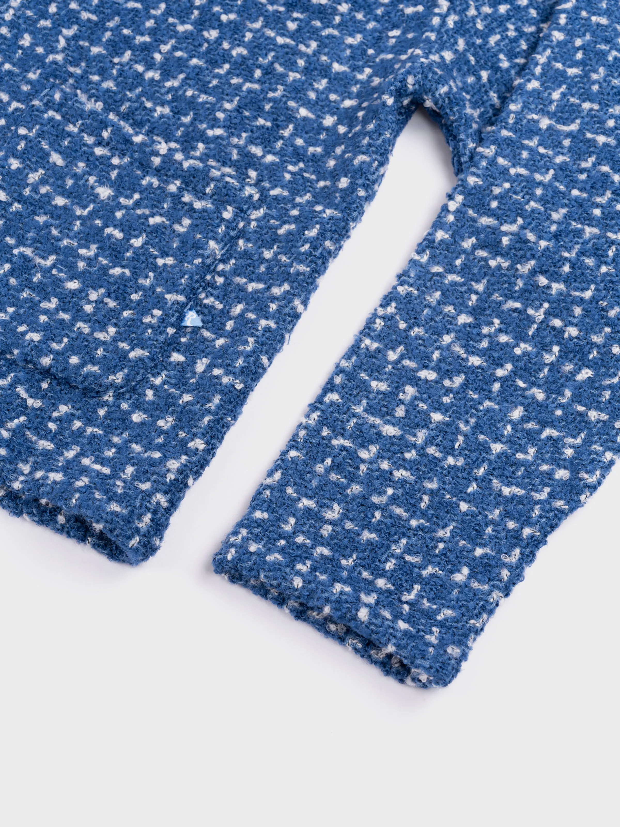 Reception Henry Cardigan - White/Mid Blue