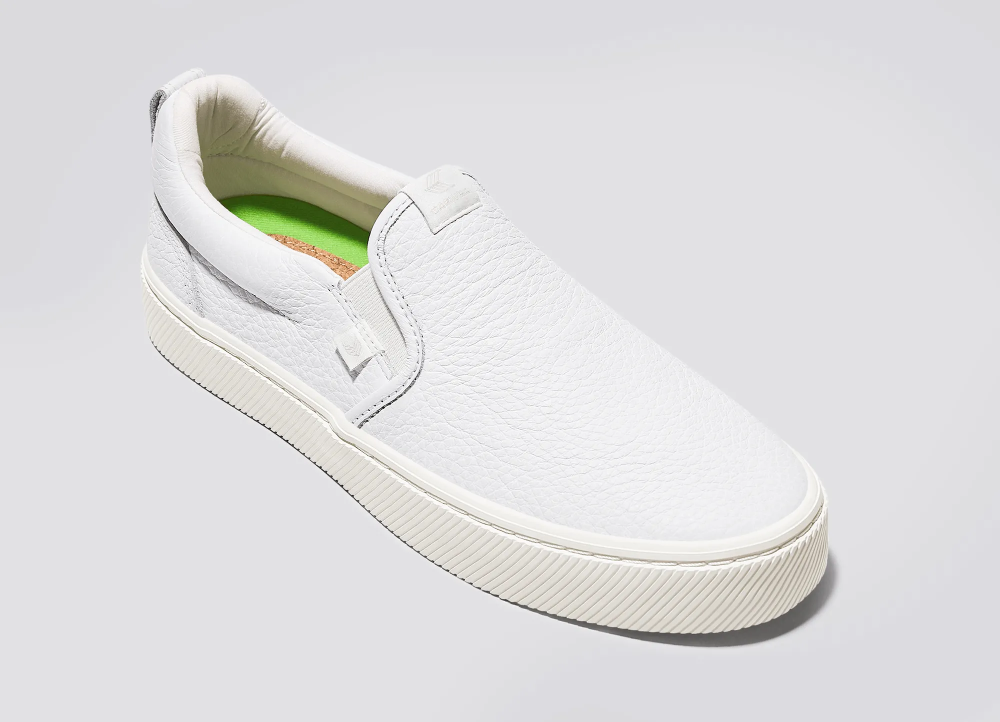 SLIP-ON White Premium Leather Sneaker Men