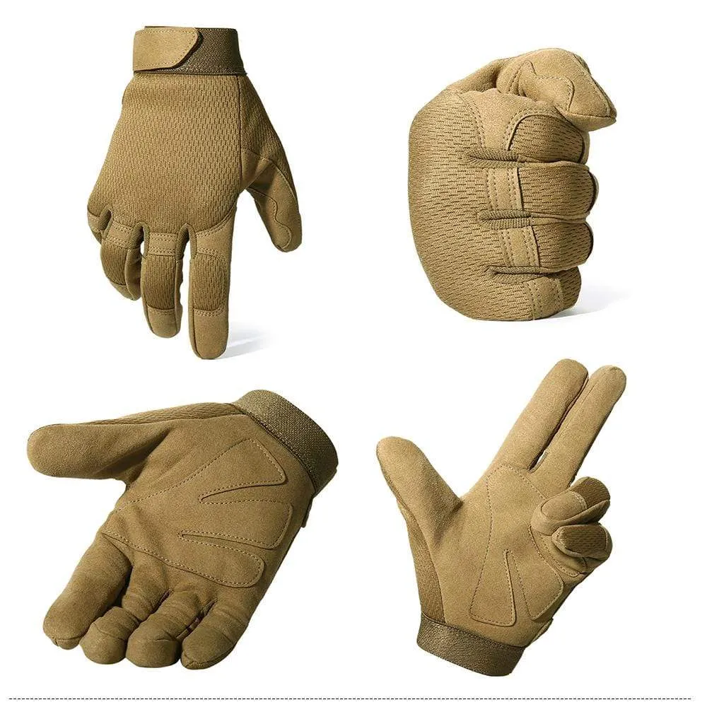 Tactical Gloves Antiskid Army Military Bicycle Airsoft Motorcycle Shoot Paintball Work Gear Camo Full Finger Men Women