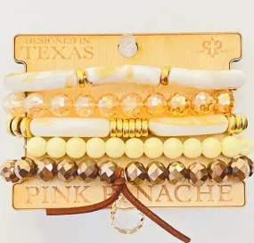 The Pink Panache Bedazzle Summer BRACELET STACK