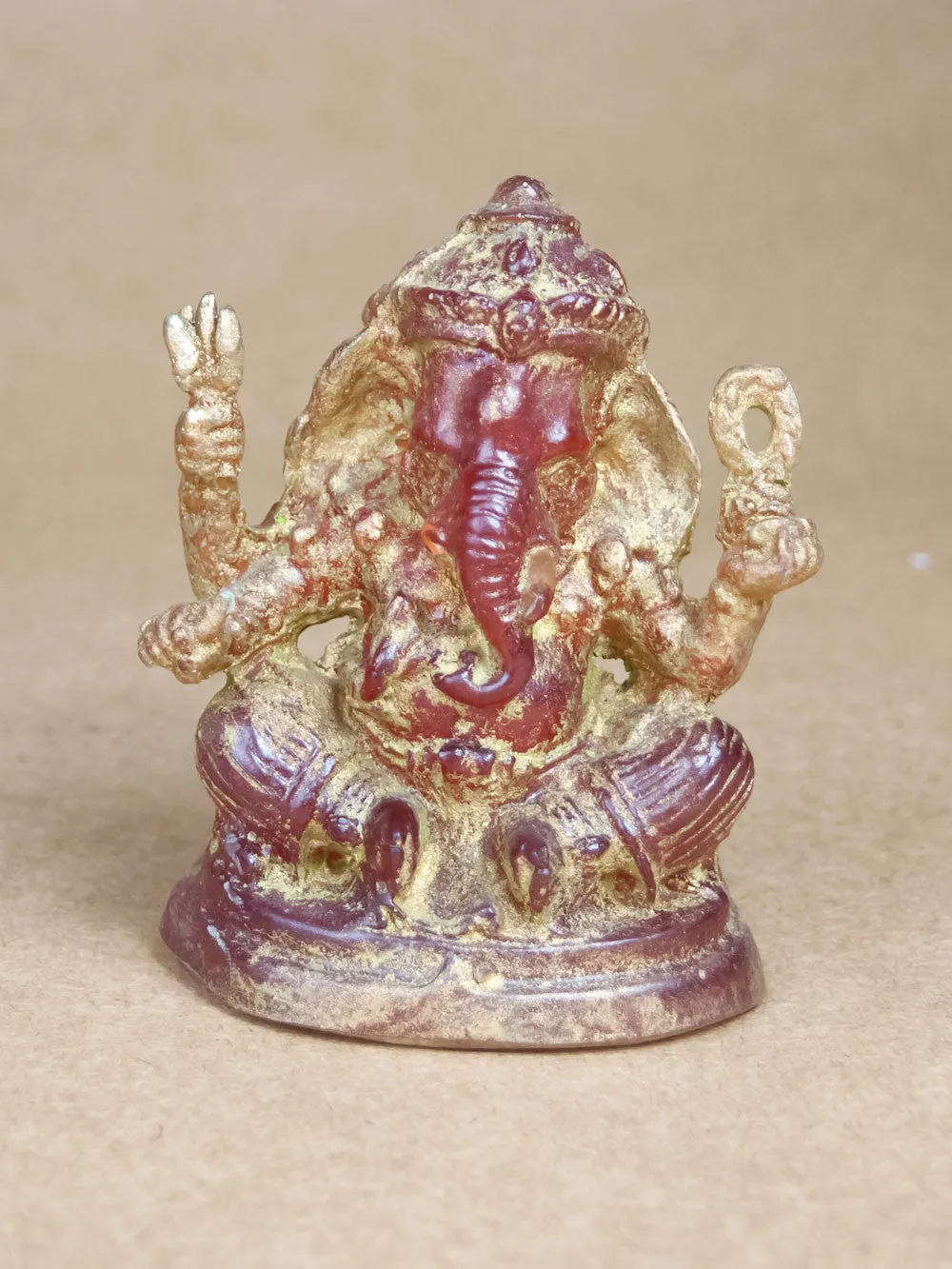 Tree Sap Resin Ganesha Statue