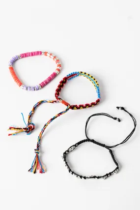 Tres Amigos Beaded Friendship Bracelet Trio