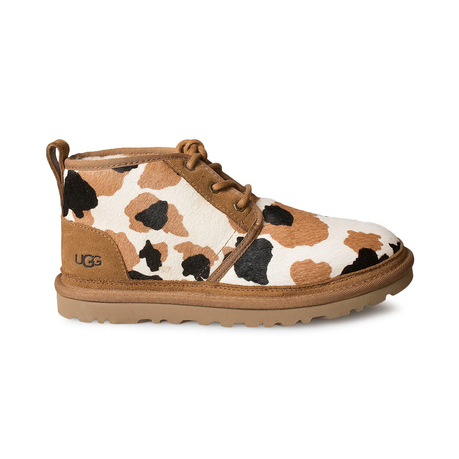 UGG Neumel Cow Print Chestnut Boots - Women's