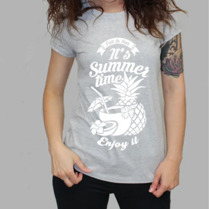 Women's Organic Cotton It's Summer Time T-shirt